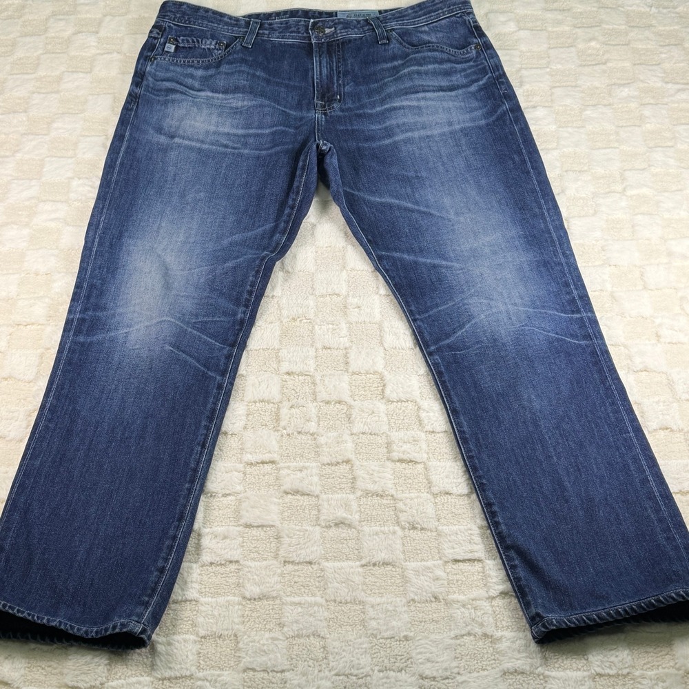 AG Adriano Goldschmied The Everett Slim Straight Leg Jeans Blue Mens 38R